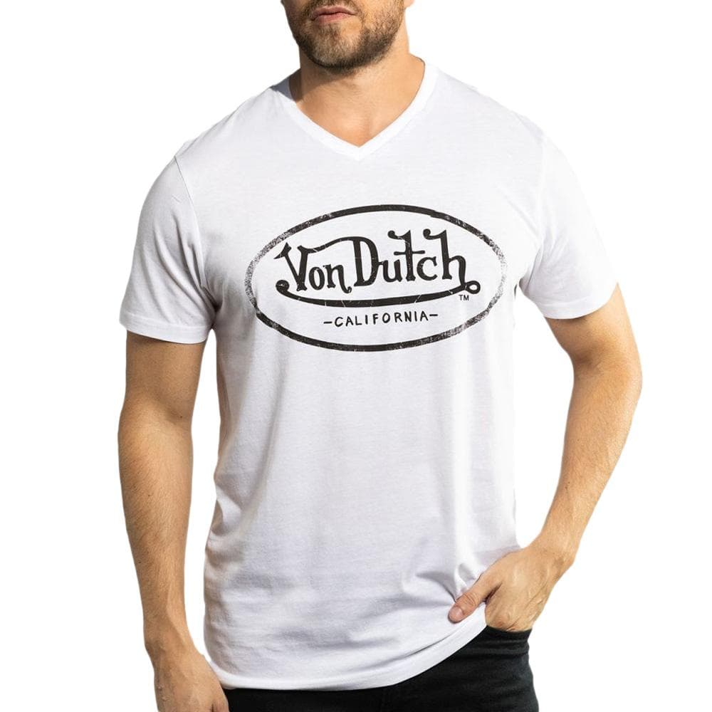 T-shirt Blanc Homme Von Dutch TYRON 1