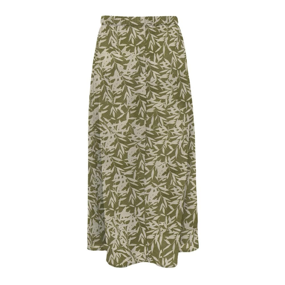Jupe Longue Beige/Vert Femme Only Nova Life 2