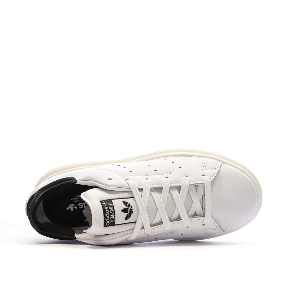 Baskets Blanches/Noires Femme Adidas Stan Smith Pf W 4