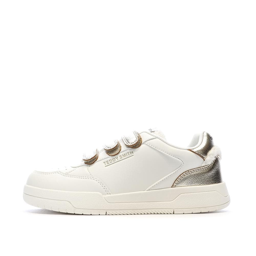 Baskets Ecru/Doré Femme Teddy Smith Sra C 1