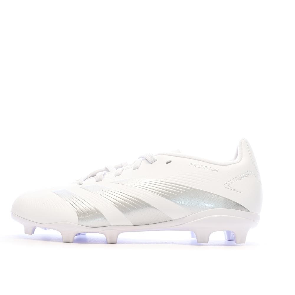 Chaussures de Foot Blanches Junior Adidas Predator League FG 1