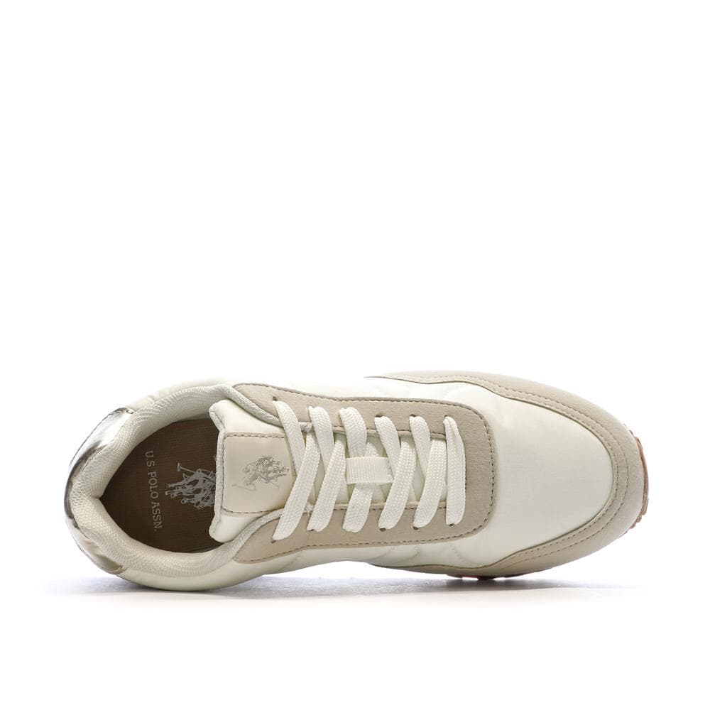Baskets Blanches/Beiges Femme US Polo ASSN FS1 4
