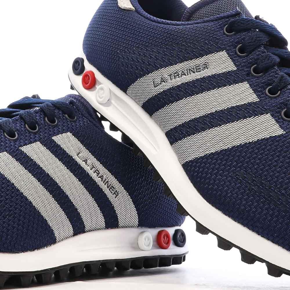 Baskets Marine Homme Adidas La Trainer Weave 7