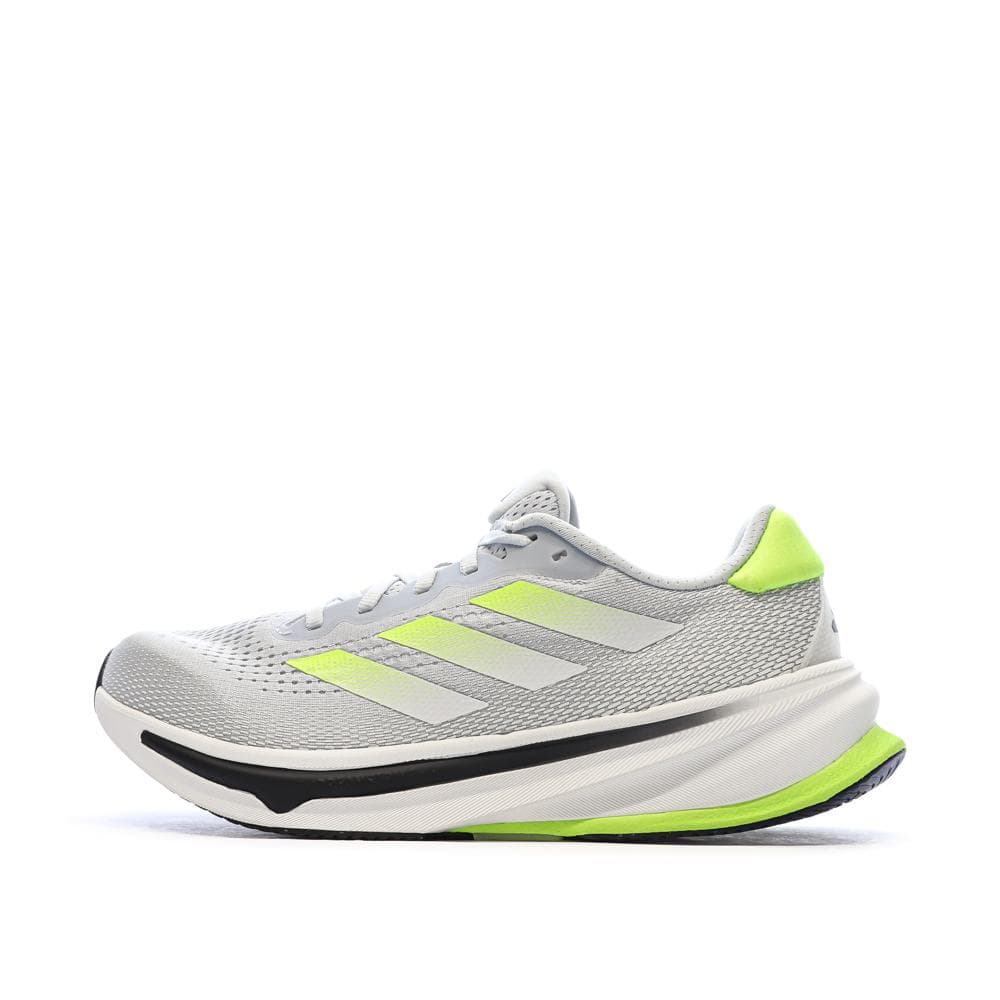 Chaussures de Running Grises/Jaunes Homme Adidas Supernova 1