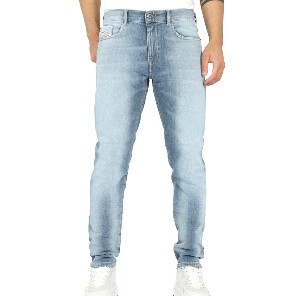 Jean Slim Bleu Clair Homme Diesel Pantaloni 1