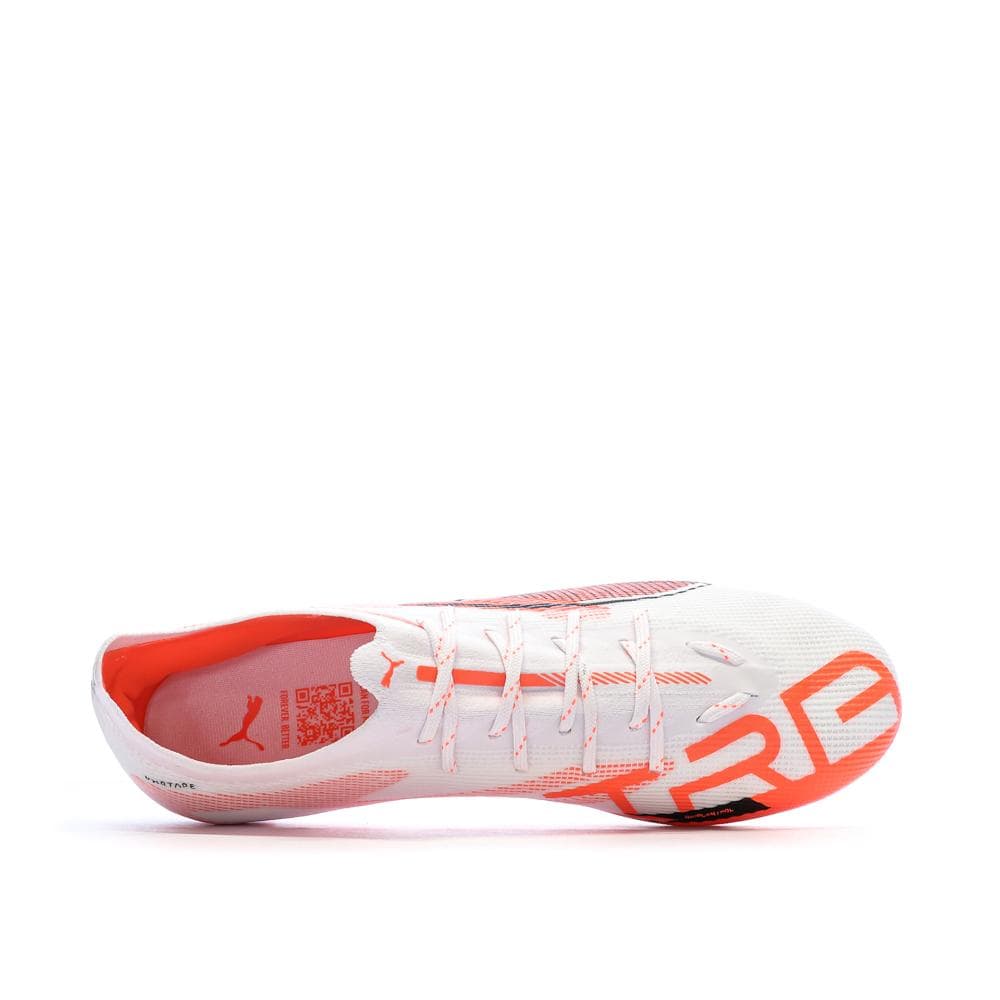 Chaussures de Football Blanc/Rouge Homme Puma Ultra 5 Pro Fg/ag 4