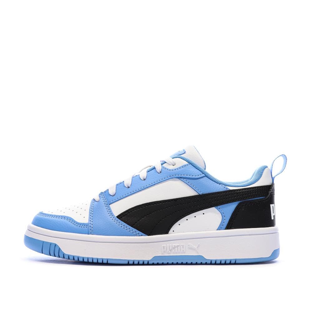 Baskets Turquoise/Blanc Garçon Rebound Low 1