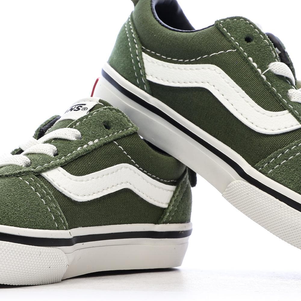 Baskets Verte Garçon Vans Ward Slip-on Suede 7