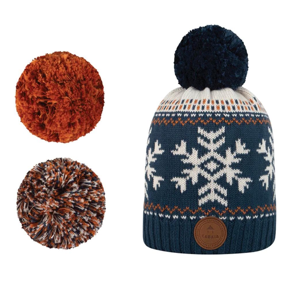 Bonnet Marron/Marine Garçon Cabaia Ipanema 1