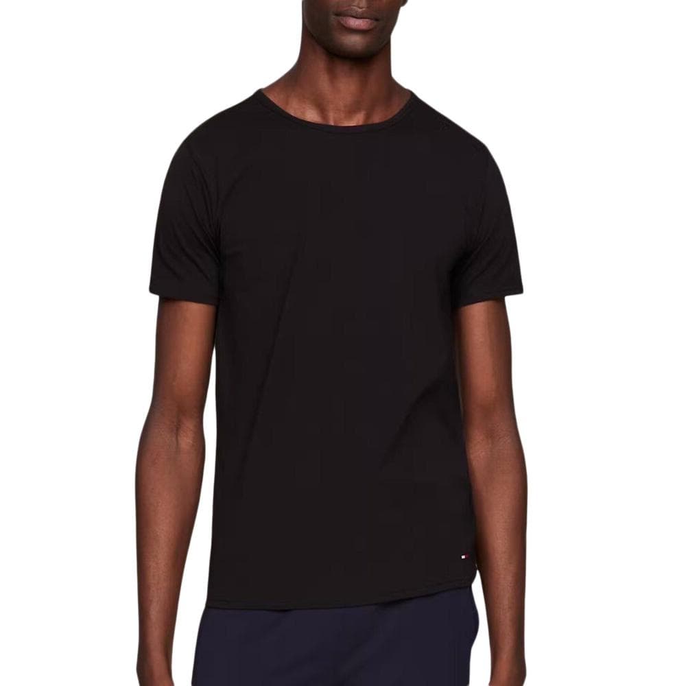 x3 T-Shirts Noir Homme Tommy Hilfiger Stretche 2