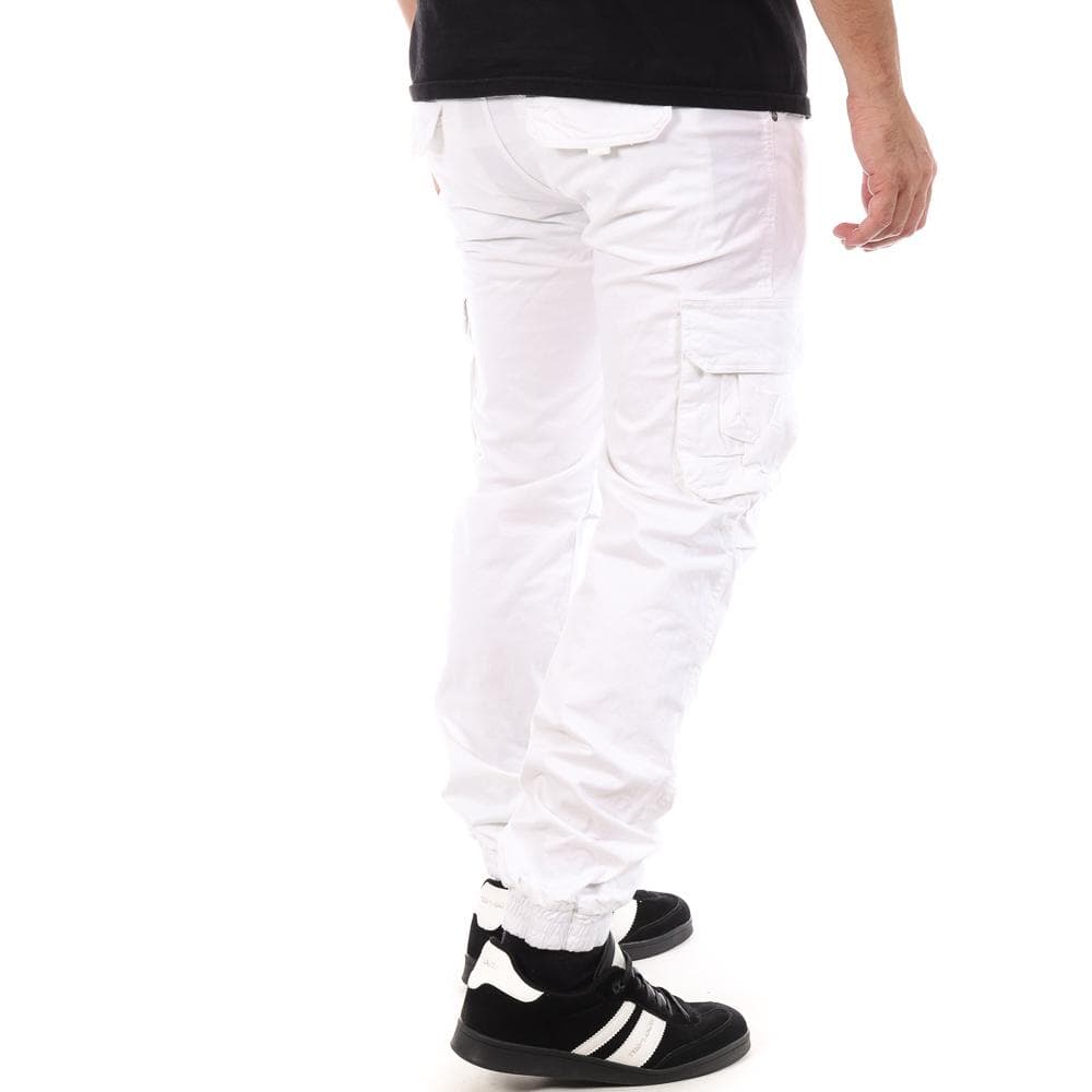Pantalon Cargo Blanc Homme Paname Brothers Carlos 2