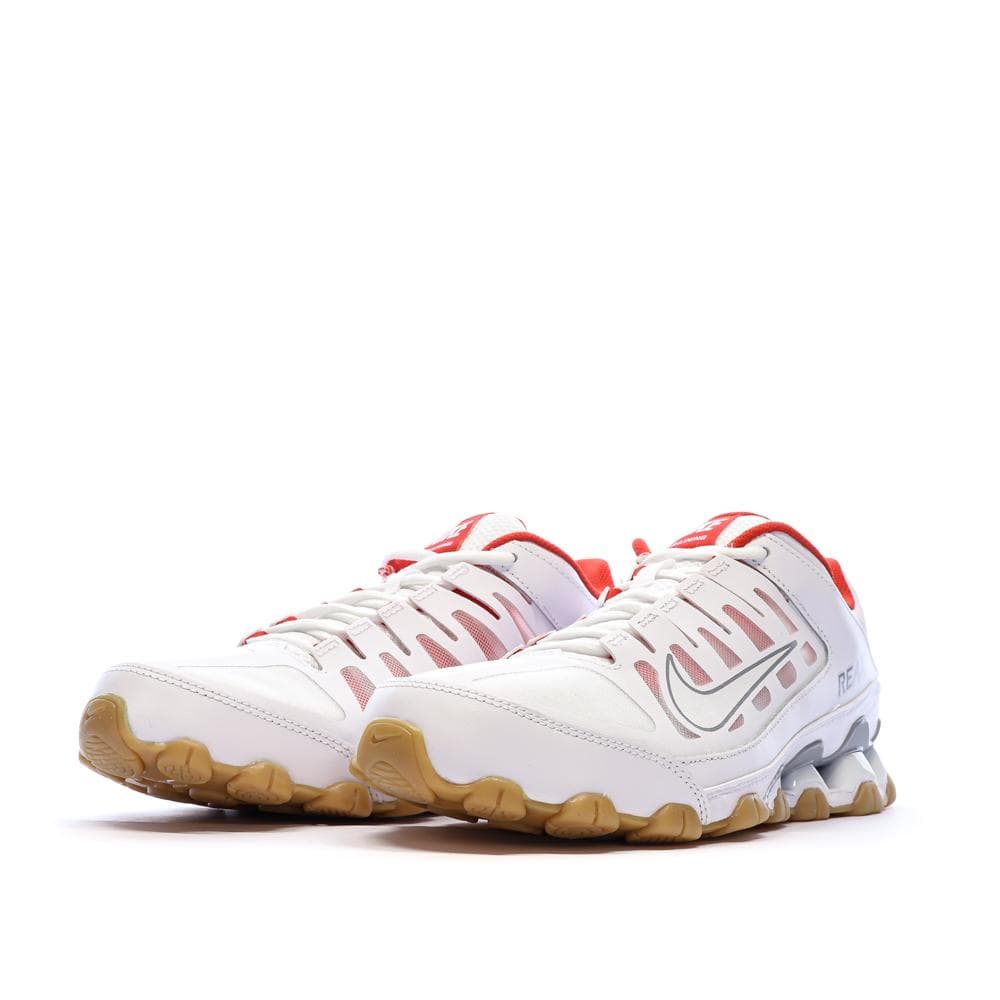 Baskets Blanches/Rouges Homme Nike Reax 8 6