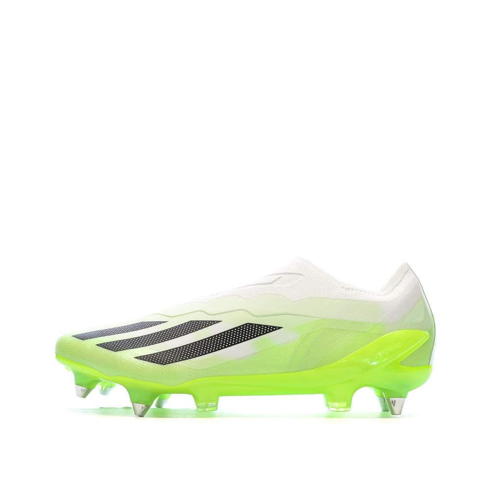 Chaussures de Foot Blanc/Jaune Adidas X Crazyfast.1 Ll SG 1