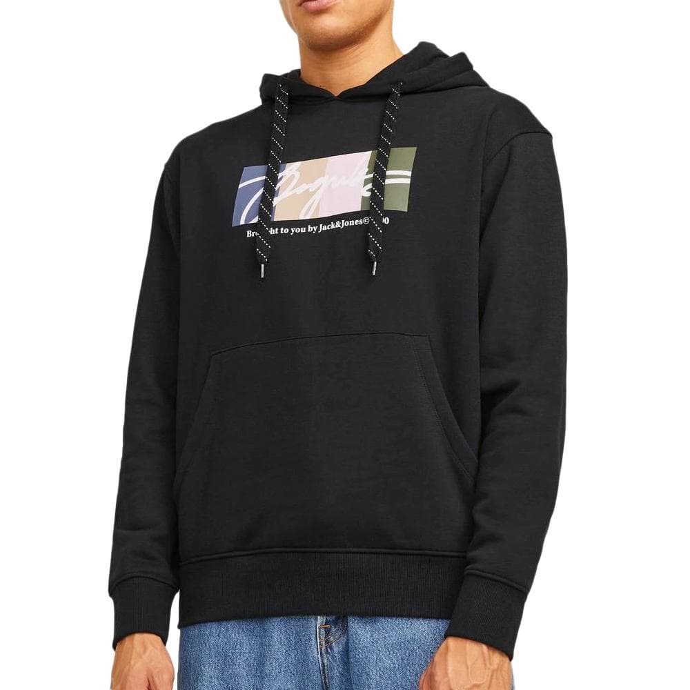 Sweat Noir Homme Jack & Jones Block Sweat 1
