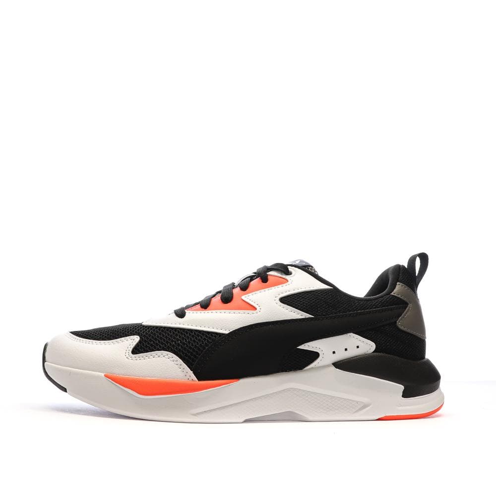 Baskets Blanches/Noires/Orange Homme Puma X-Ray Lite 1