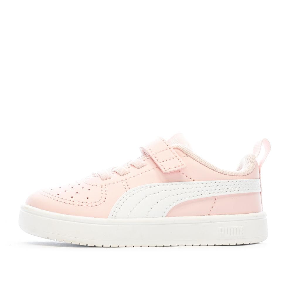 Baskets Rose/Blanche Fille Puma Rickie 1