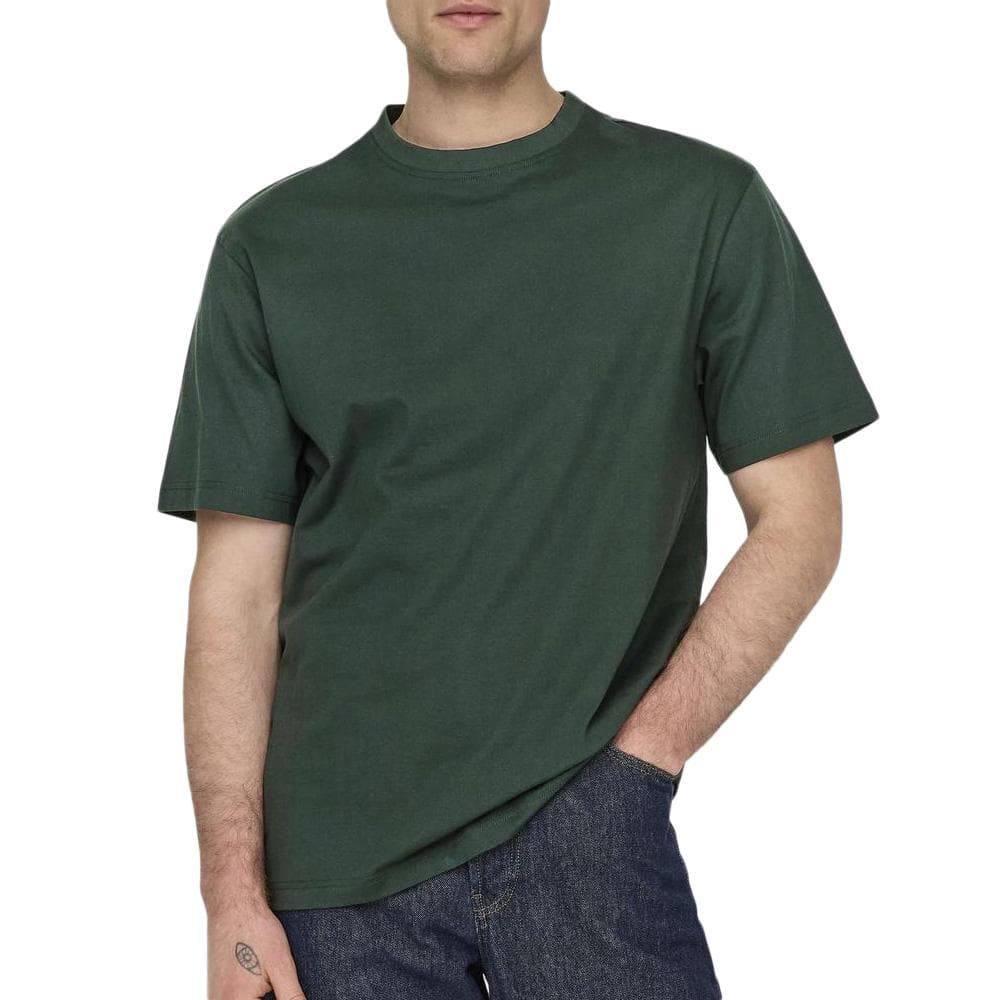 T-shirt Vert Forêt Homme Only & Sons Onsfred Life 1