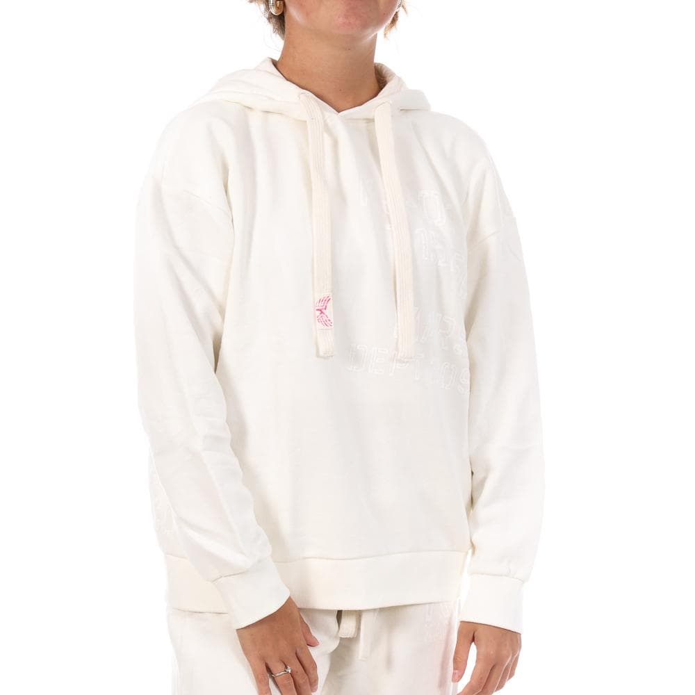 Sweat à Capuche Blanc Femme Kaporal Vock 1