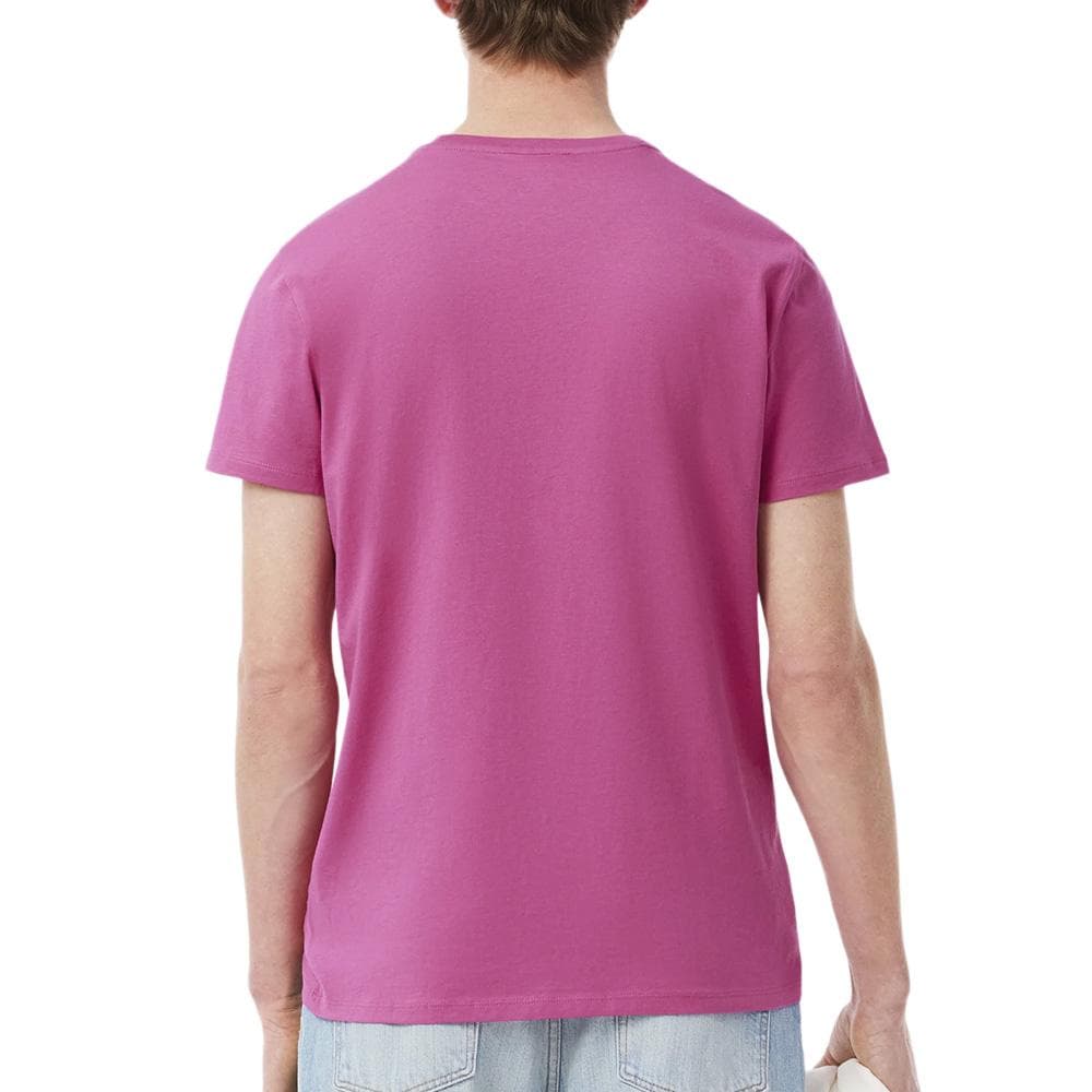 T-shirt Fuchsia Homme Lacoste TH6709 2
