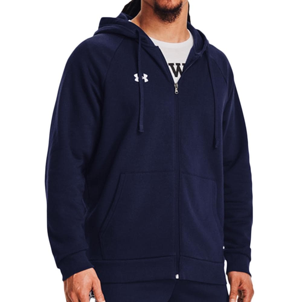 Sweat Bleu Homme Under Armour Rival Fleece 1