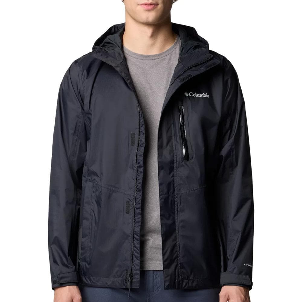 Veste de Randonnée Noir Homme Columbia Imperméable Pouring Adventure 1