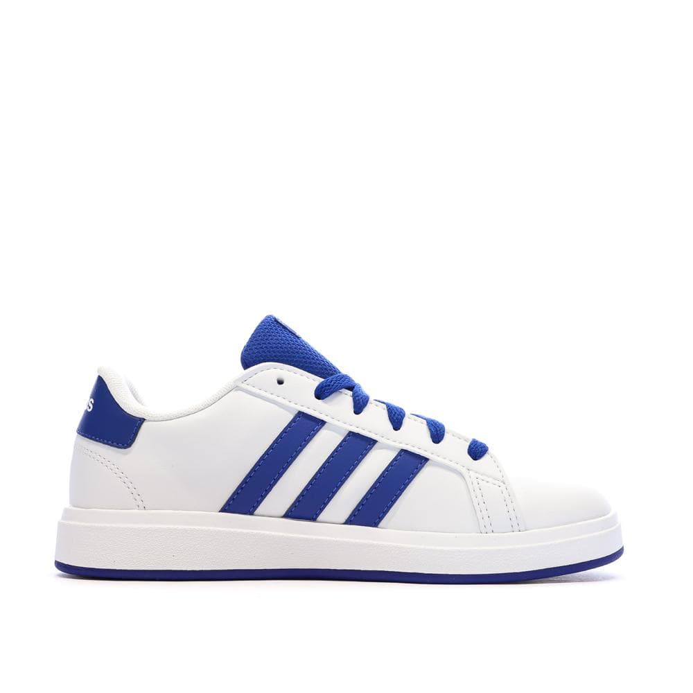 Baskets Blanc/Bleu Garçon Junior Adidas Grand Court 2.0 2