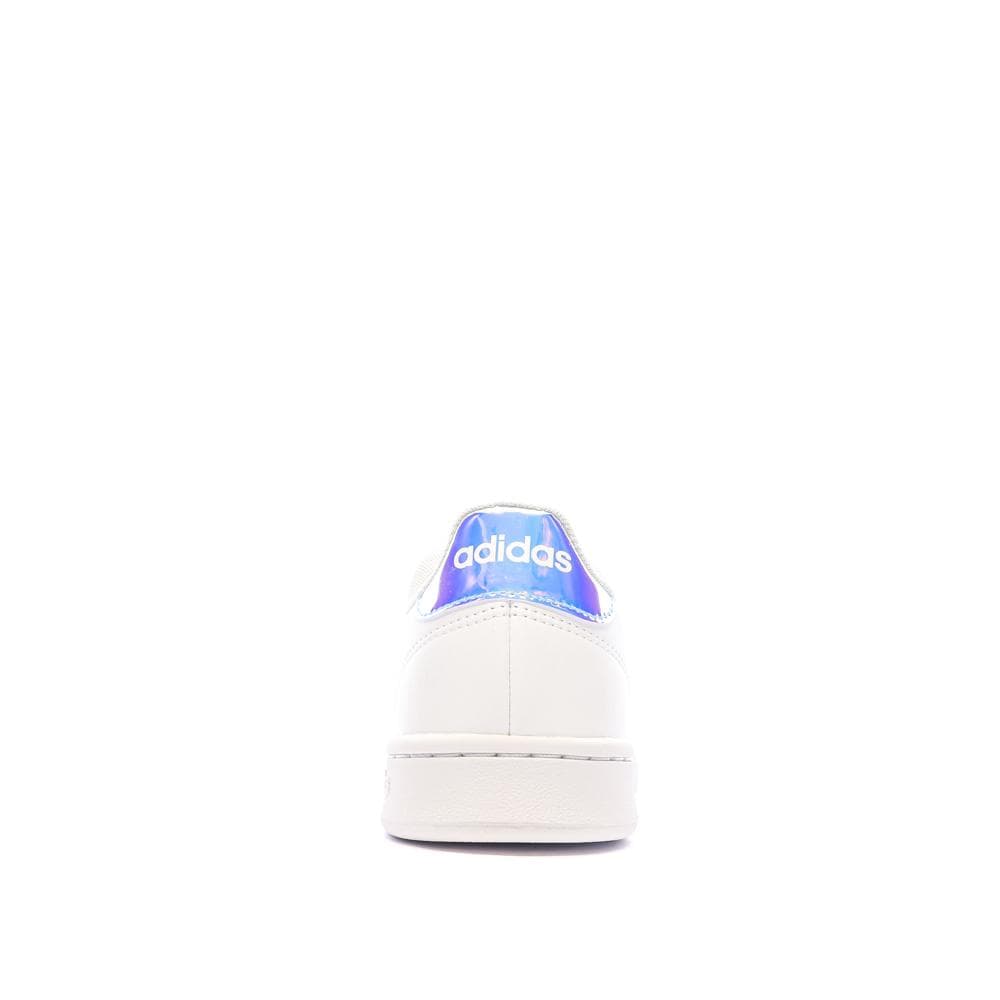 Baskets Blanches/Bleu Femme Adidas Advantage17 3
