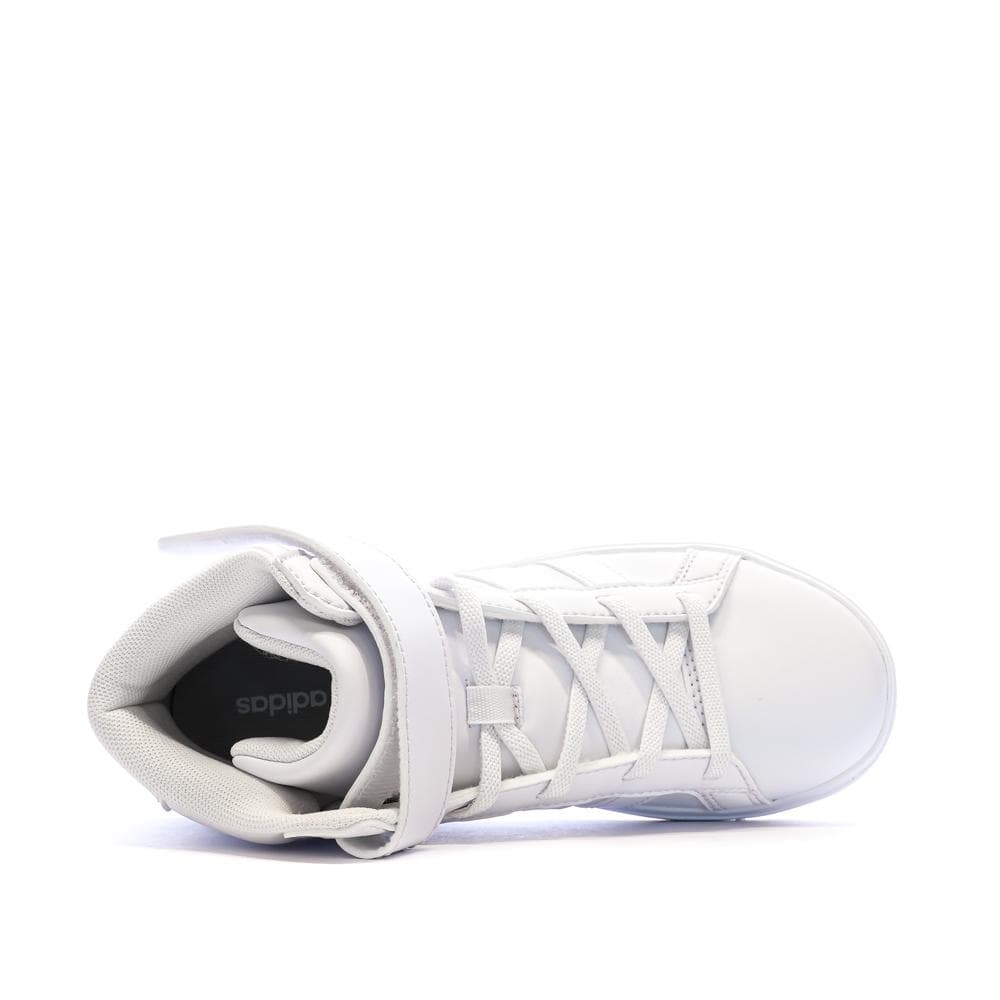 Baskets Blanc Mixte Adidas Grand Court Mid Shoes 4