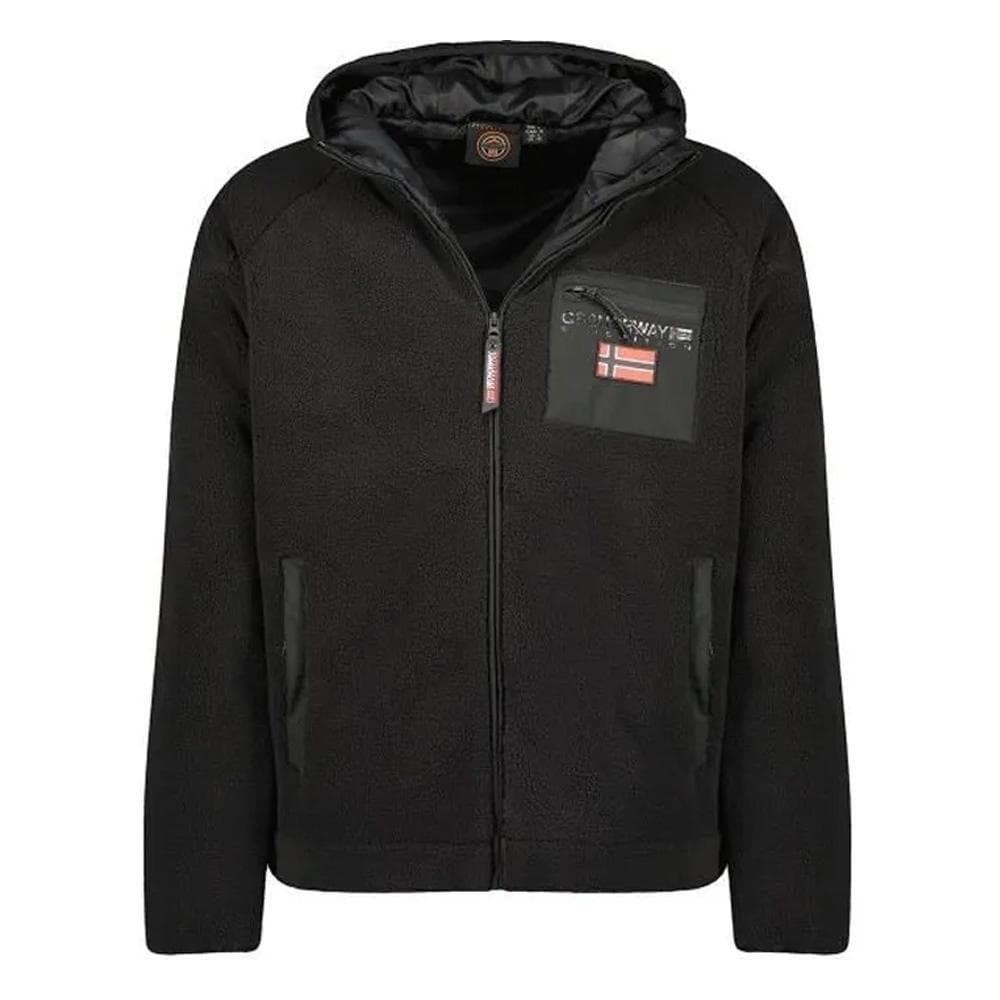Veste Polaire Noire Homme Geographical Norway Ureversible 1