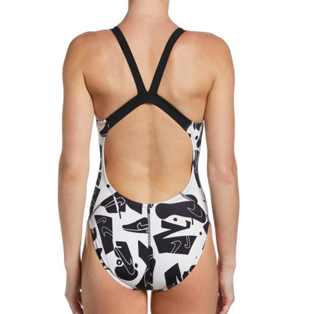 Maillot de bain Noire Femme Nike Fast Back 2