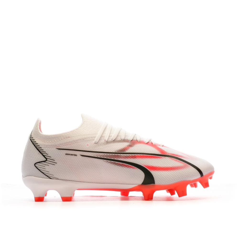 Chaussures de football Blanc/Rouge/Noir Homme Puma Ultra Match 107347-01 2