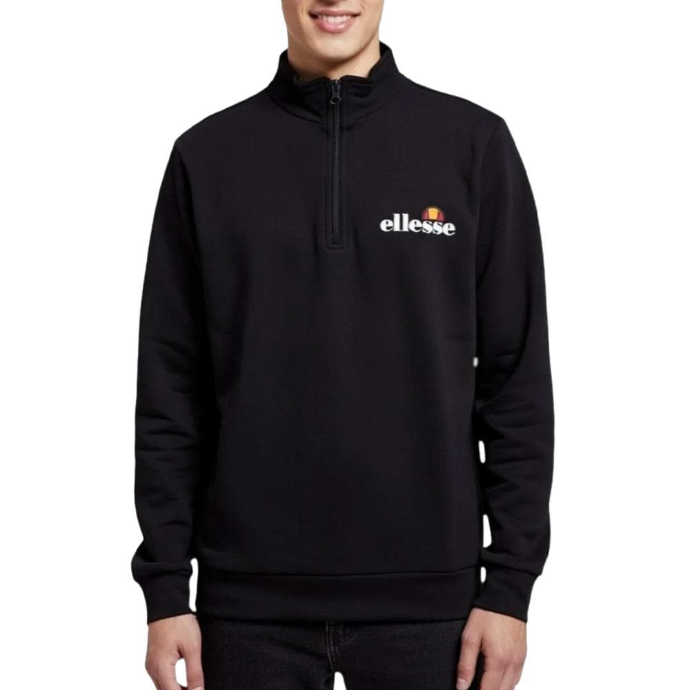 Sweat 1/4 de Zip Noir Homme Ellesse SOP23615A 1