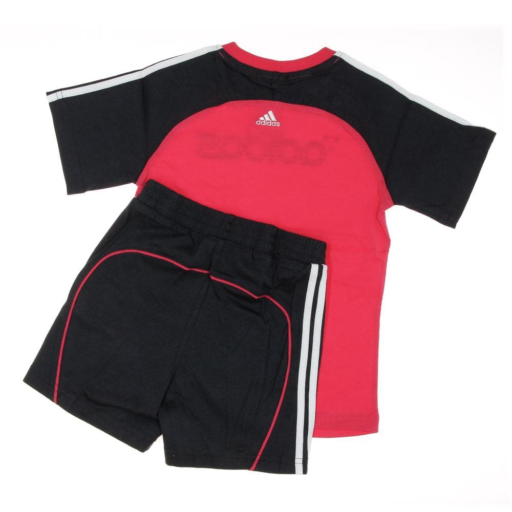 Ensemble Noir/Rose Fille Adidas Baby Pckge 2
