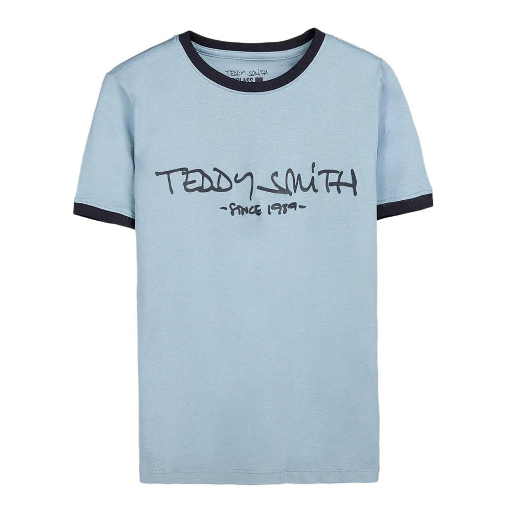 T-Shirt Bleu Homme Teddy Smith Ticlass 1