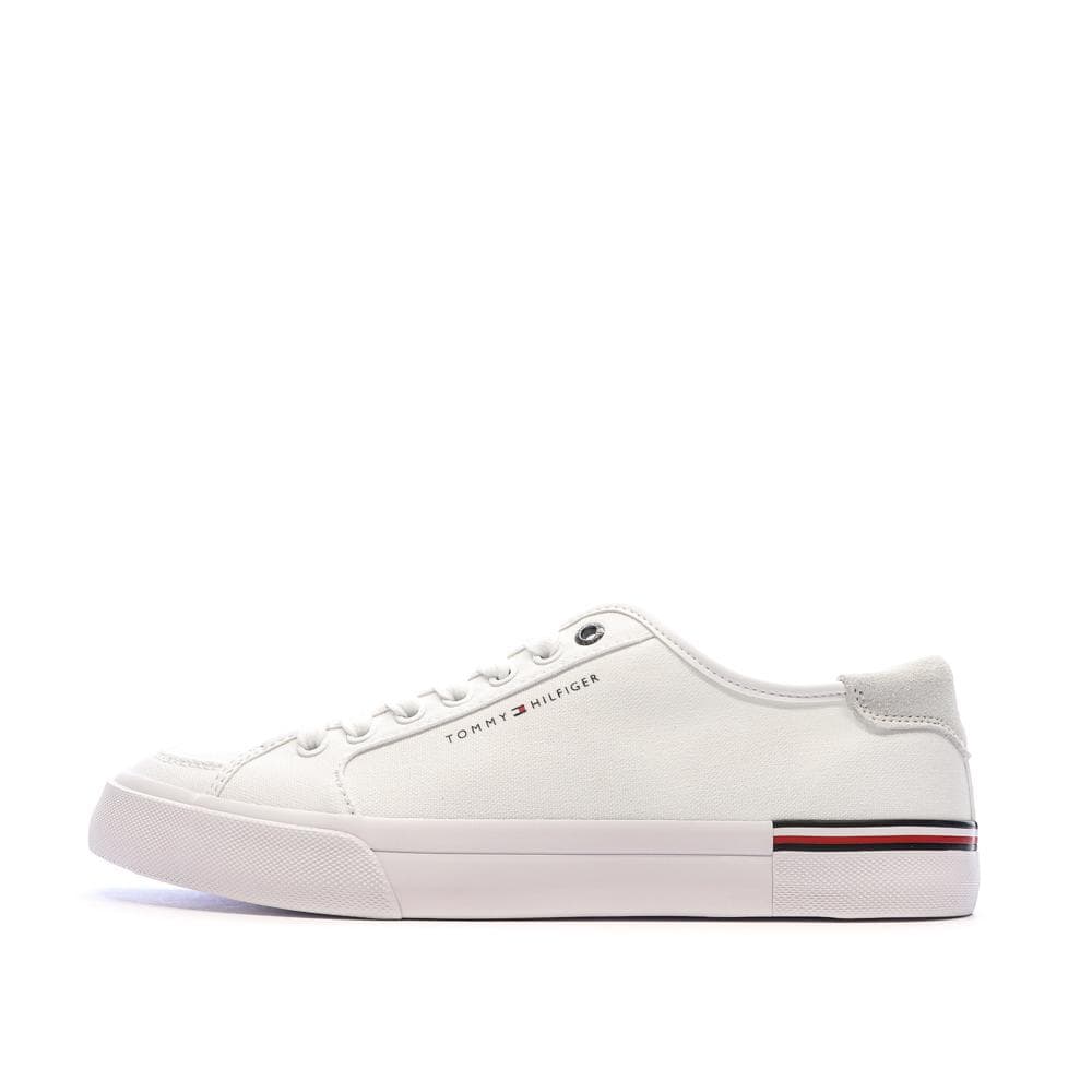 Baskets Blanches Homme Tommy Hilfiger Core Corporate Vulc 1
