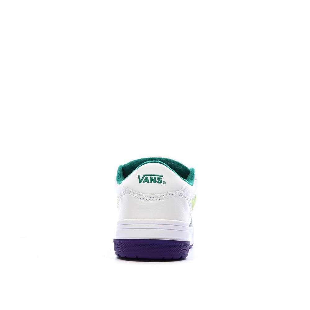Baskets Blanches/Vertes Garçon Vans Hylane 3