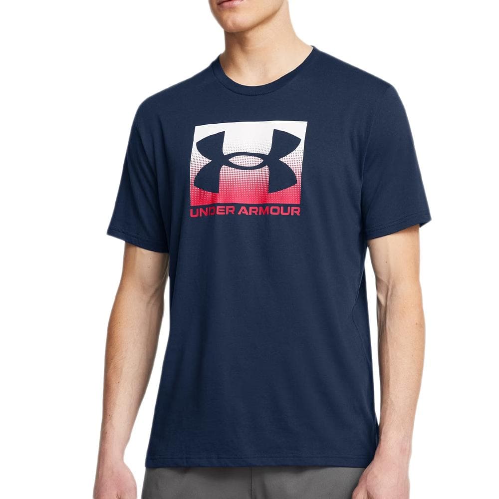 T-Shirt Marine Homme Under Armour Boxed Updated 1
