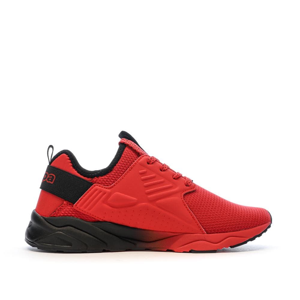 Baskets Noires/Rouge Garçon Kappa San Puerto Lace 2