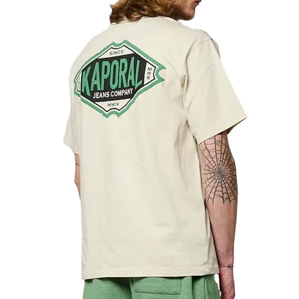 T-shirt Beige/Vert Homme Kaporal TITU 2