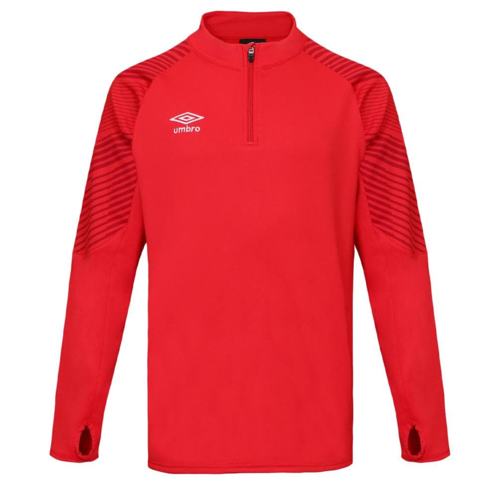 Sweat de Sport Rouge Homme Umbro Leag 1/2 1