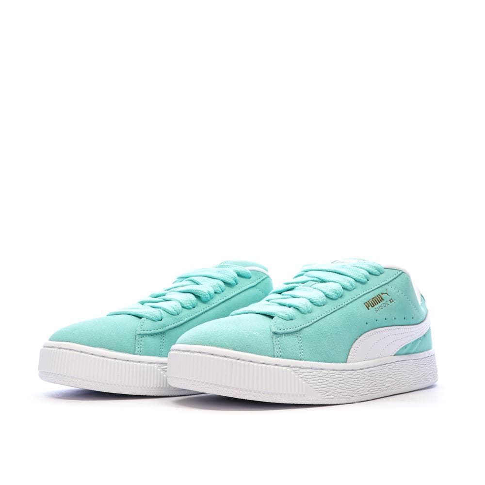 Baskets Turquoise/Blanc Homme Puma Suede XL 6