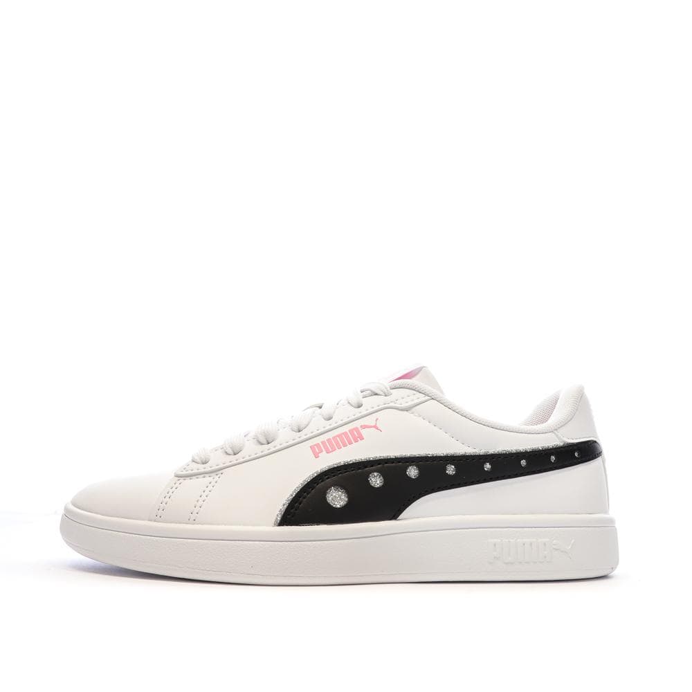 Baskets Blanc/Noir Fille Puma Smash 3.0 Dance Party 1
