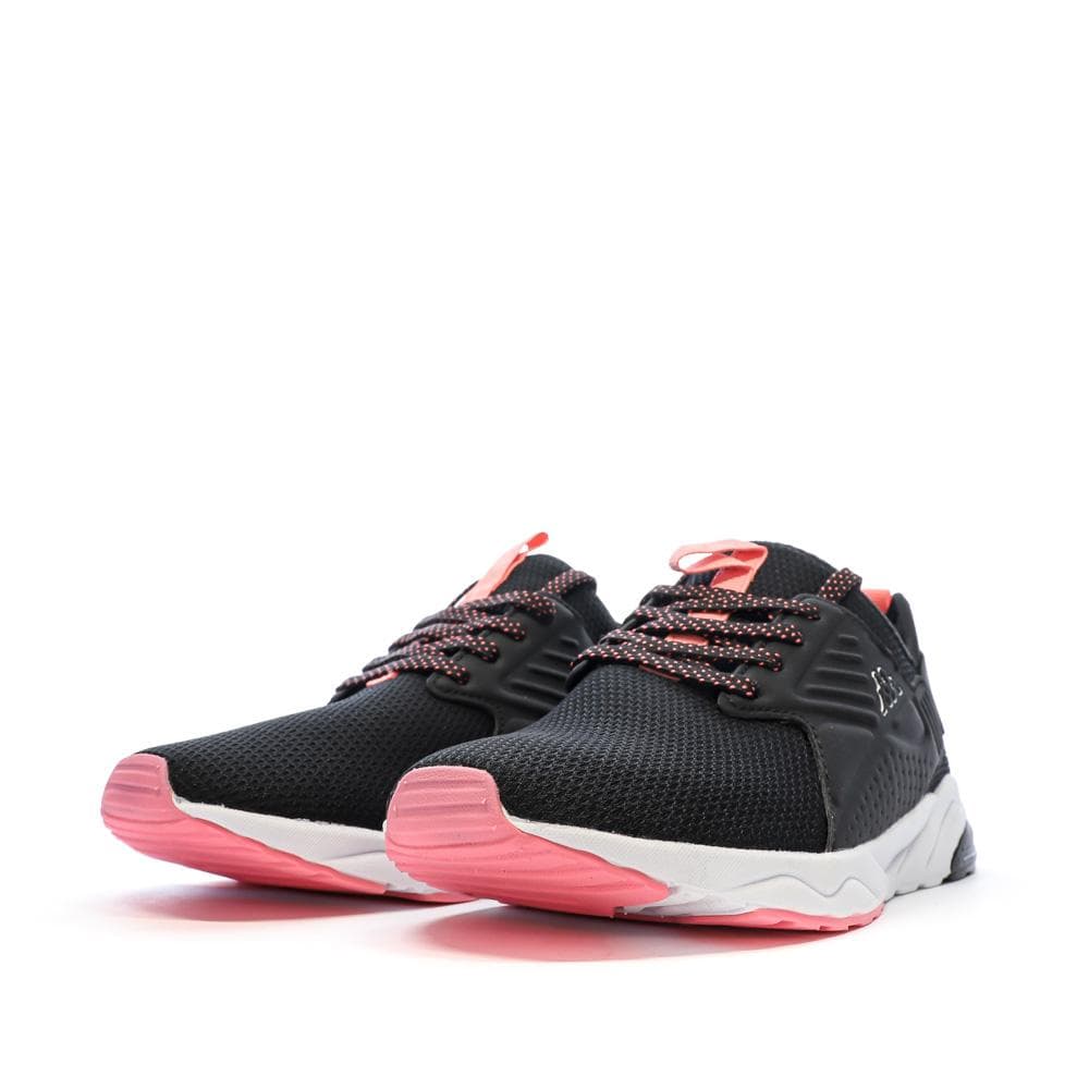 Baskets Noires/Roses Fille Kappa San Puerto Lace 6