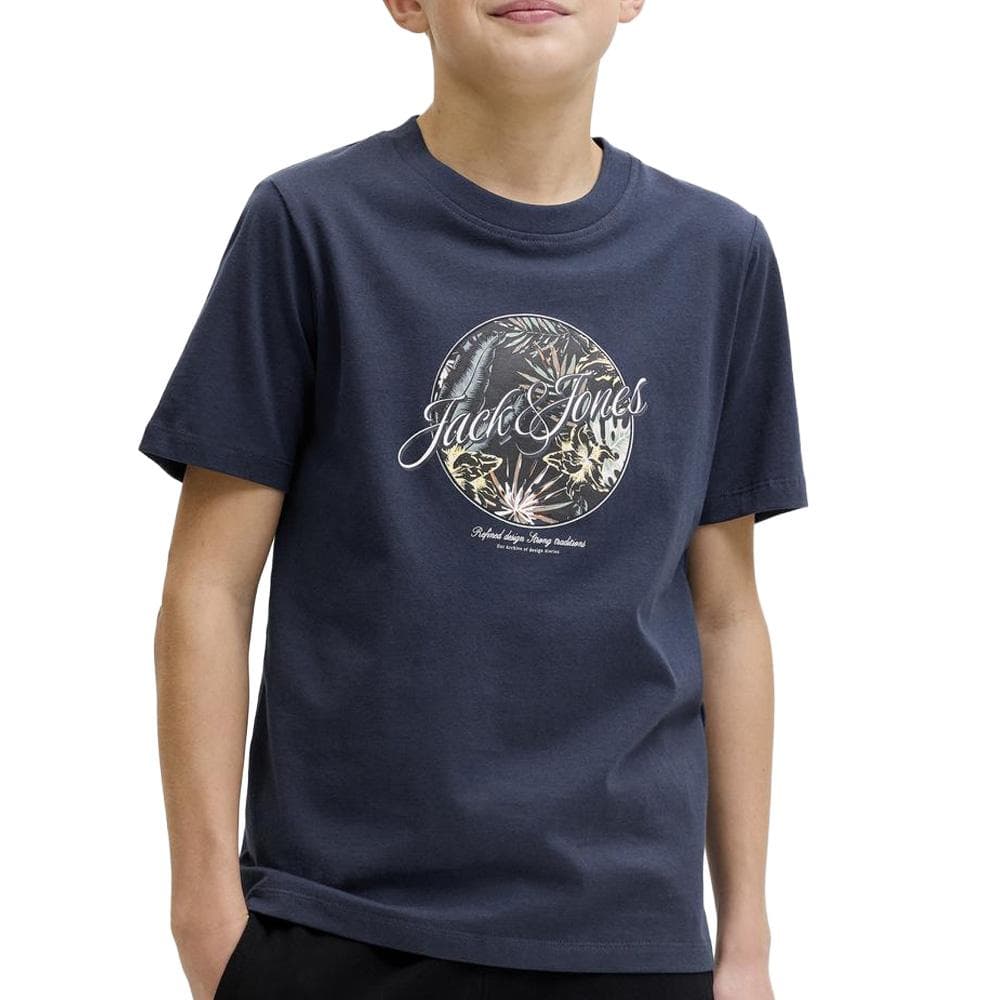 T-Shirt Marine Garçon Jack & Jones Nolulu 1