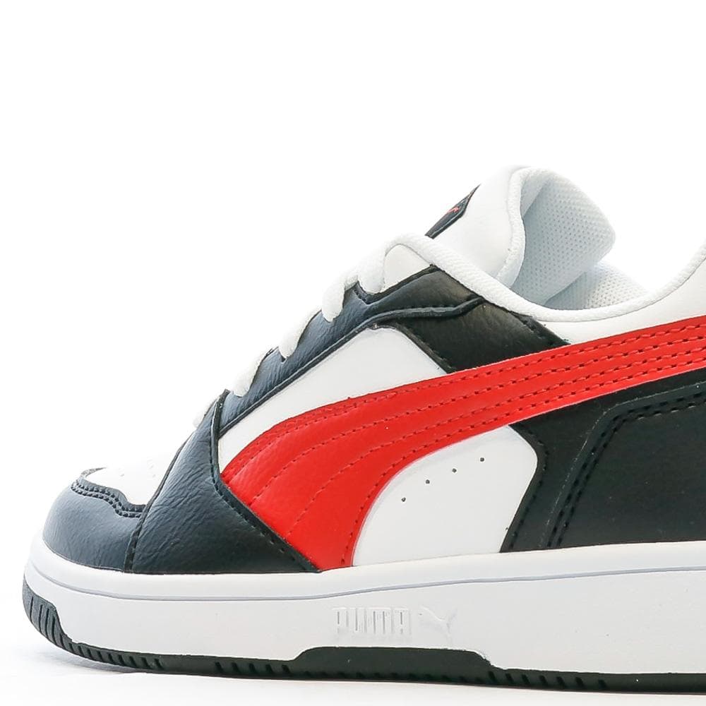 Baskets Noir/Blanc Garçon Puma Rebound 7