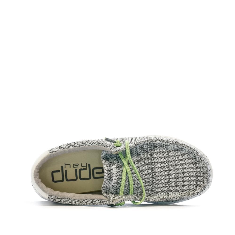 Chaussures Grises/Noires Garçon Hey Dude Wally Youth 4
