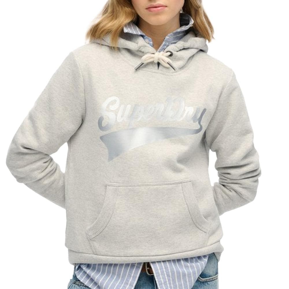 Sweat Gris Femme Superdry Super Athletics 1