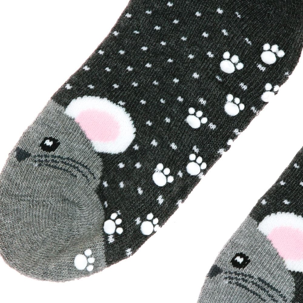 Chaussettes Grise Antidérapantes Fille 2