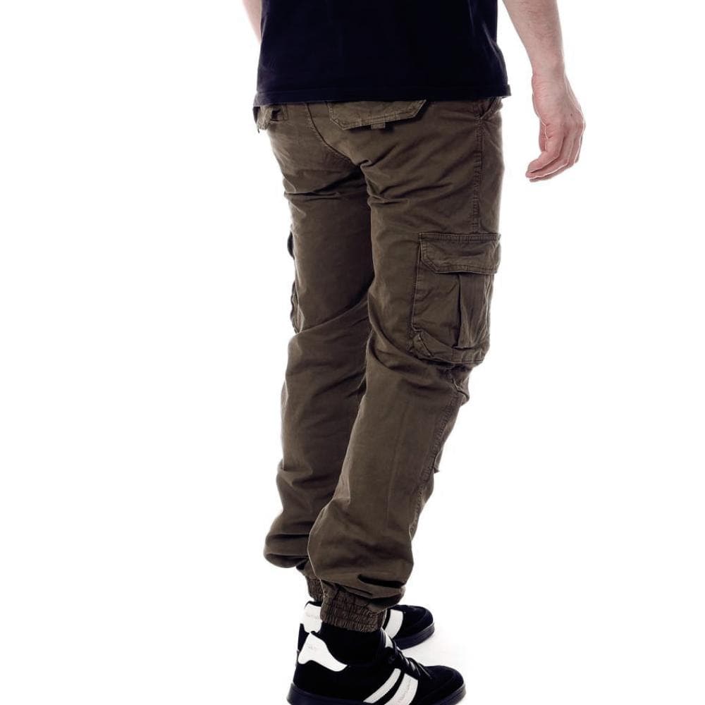 Pantalon Cargo Marron Foncé Homme Paname Brothers Carlos 2