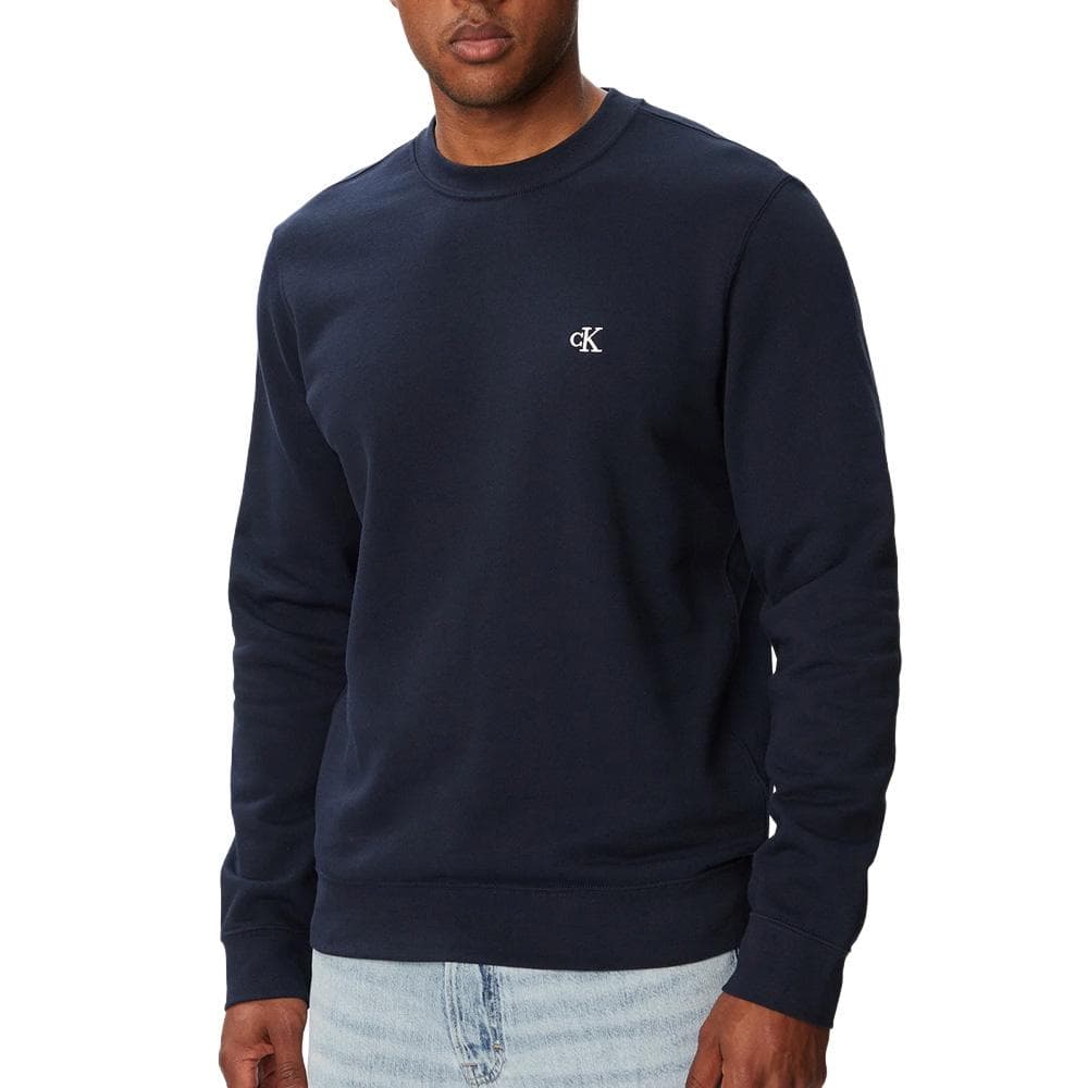 Sweat Bleu Homme Calvin Klein Jeans Terry 1